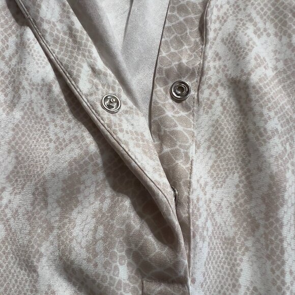 David Lerner 3/4 Sleeve Snake Print - Picture 6 of 8